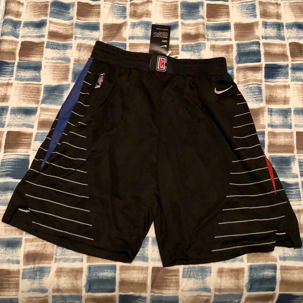 NEW NIKE LOS ANGELES CLIPPERS GAME SHORTS sz XL